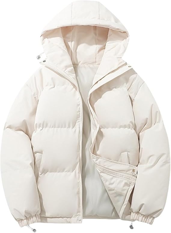 Quilted Jackets for Women Hooded Puffer Down Winter Coat