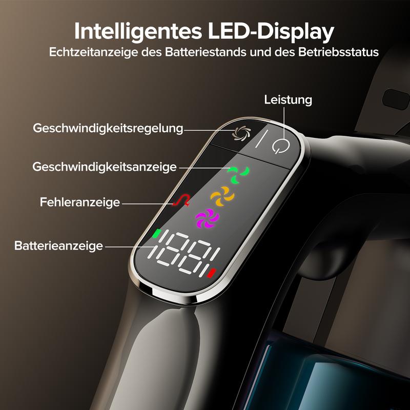 Smart cordless vacuum cleaner