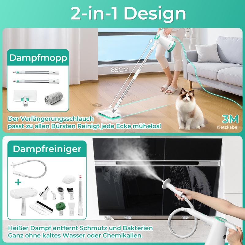 Ultimate 11-in-1 Handheld Steam Cleaner