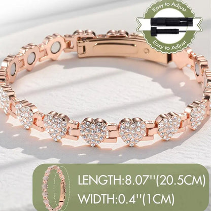 Elegant 3800 Gauss Adjustable Copper Bangle