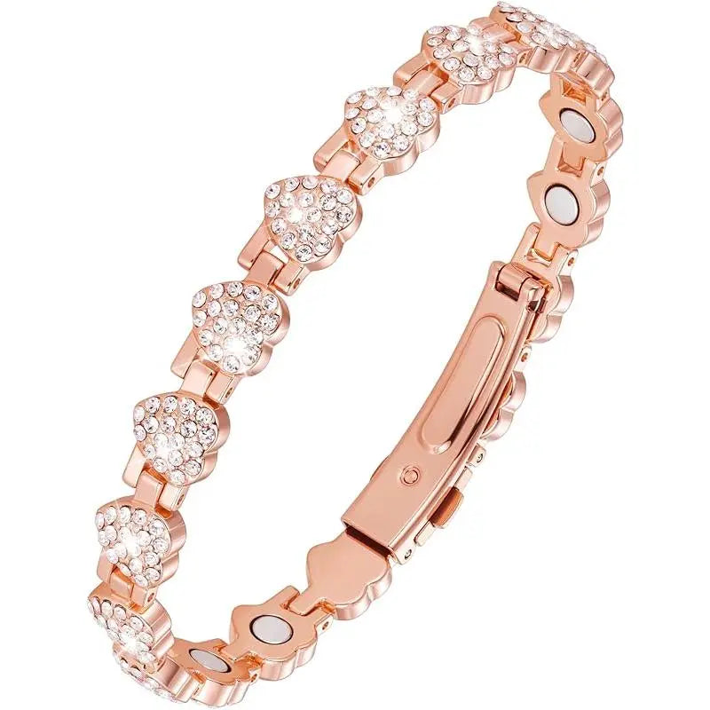 Elegant 3800 Gauss Adjustable Copper Bangle