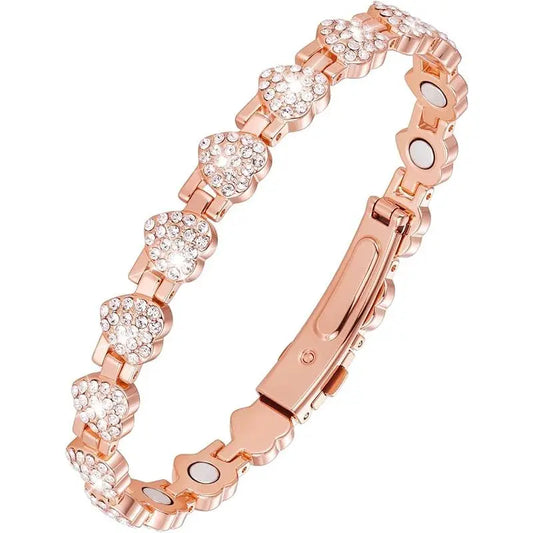 Elegant 3800 Gauss Adjustable Copper Bangle